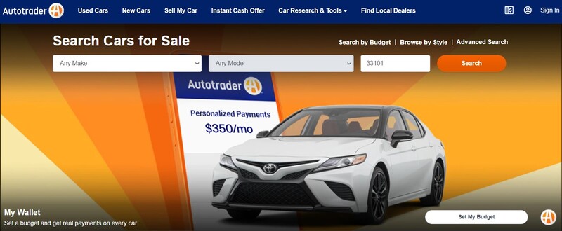 AutoTrader - Car Auction Site