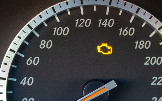 Check engine light flashing then stop