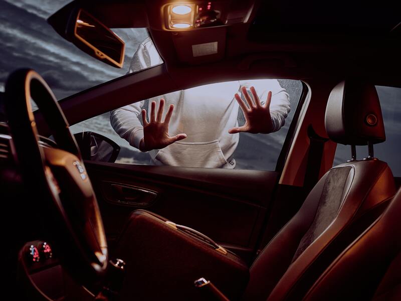 Car window leak