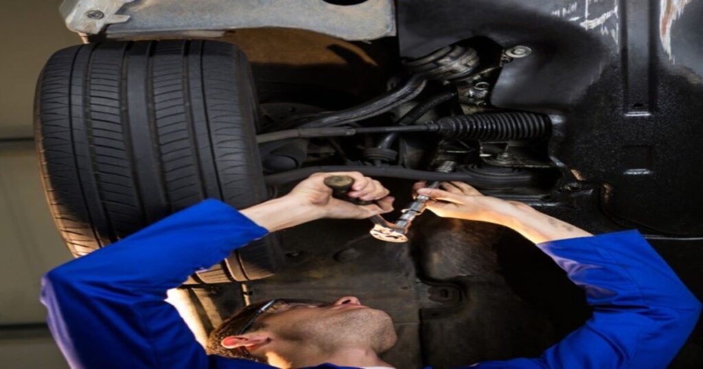 a man repair car cv