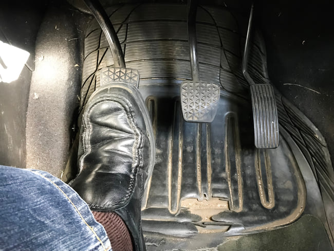 Stuck Clutch Pedal